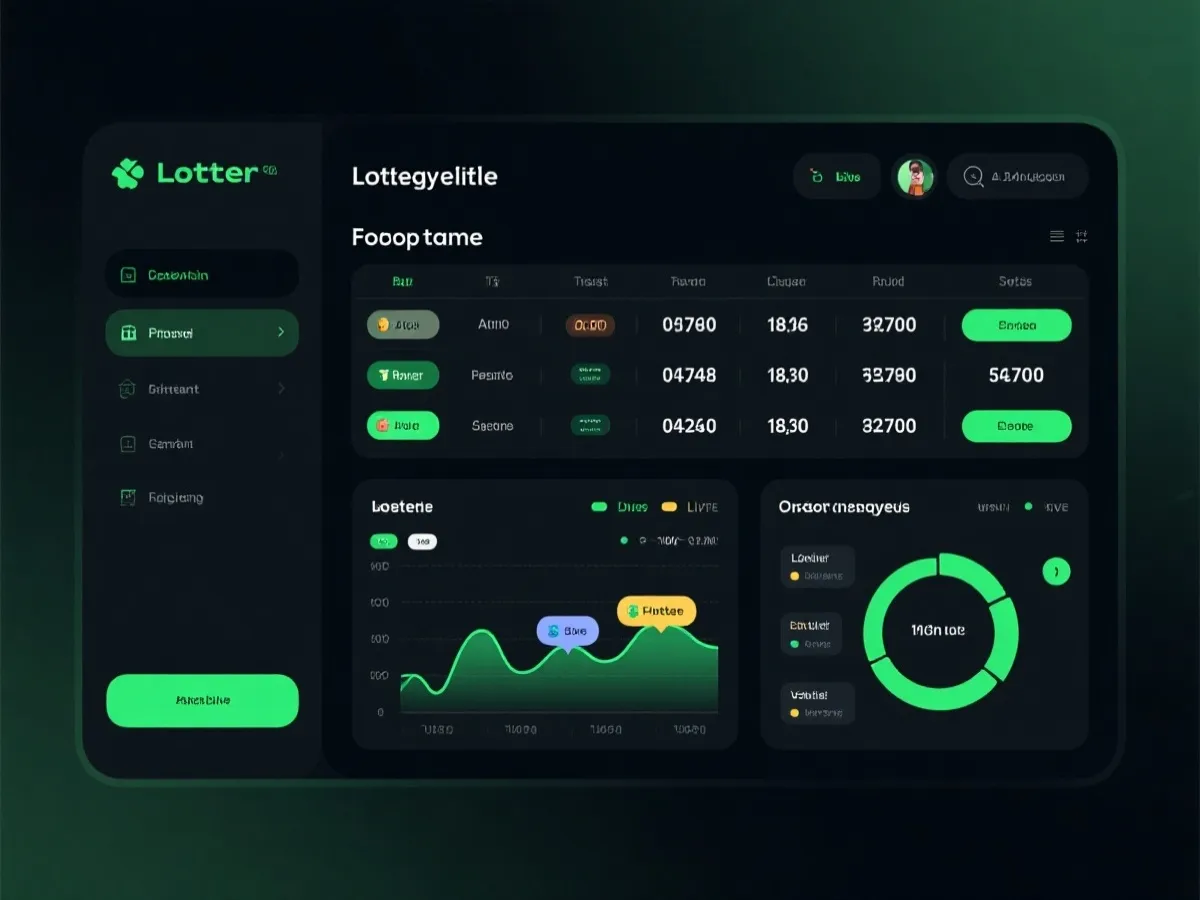 开奖数据面板示意图